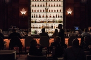 Patrons order drinks and food at the Redwood Room on Wednesday, January in San Francisco, Calif. The Redwood Room at the Clift Hotel reopened after a 4-month renovation.